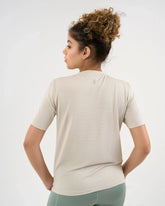 Women's AUSM5X™ Mesh Tee - Ivory Mist